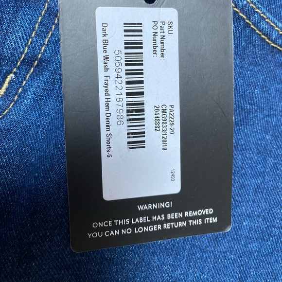 Pretty Little Thing Denim Shorts NWT - Picture 6 of 8